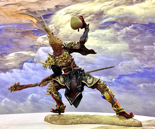 Journey to the West 1/6 Monkey King Sun Wukong PVCF176 PVC Action Figure 23 cm