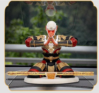 Black Mtyh Monkey King Sun Wukong PVCF177 Resin Figure 13 cm