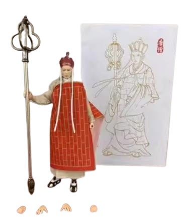 Journey to the West 1/12 Tripitaka Tang Sanzang PVCF179 PVC Action Figure 15 cm