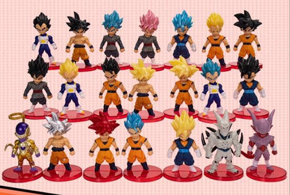 Dragon Ball PVCF514 PVC Figure 6.5 cm 21/pcs Set with box and Light