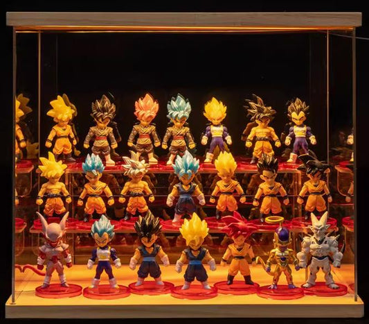 Dragon Ball PVCF514 PVC Figure 6.5 cm 21/pcs Set with box and Light