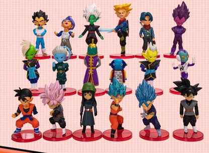 Dragon Ball PVCF516 PVC Figure 7.5 cm 18/pcs Set with box and Light