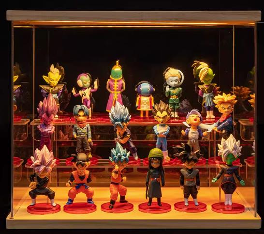 Dragon Ball PVCF516 PVC Figure 7.5 cm 18/pcs Set with box and Light