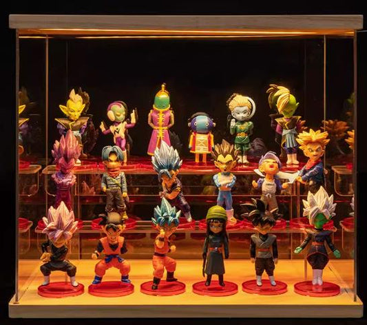 Dragon Ball PVCF516 PVC Figure 7.5 cm 18/pcs Set with box and Light