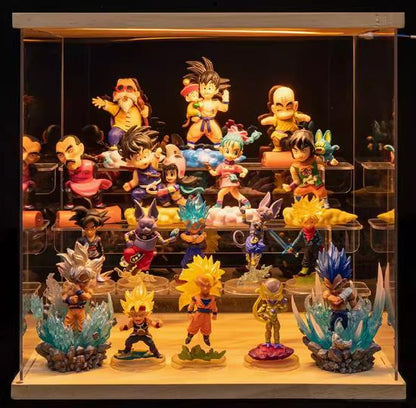 Dragon Ball PVCF526 PVC Figure 7.5-10 cm 17/pcs Set with box and Light