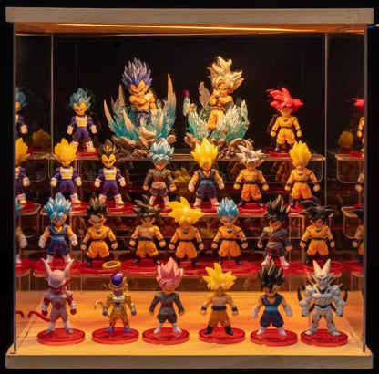 Dragon Ball PVCF528 PVC Figure 6.5-10 cm 23/pcs Set with box and Light