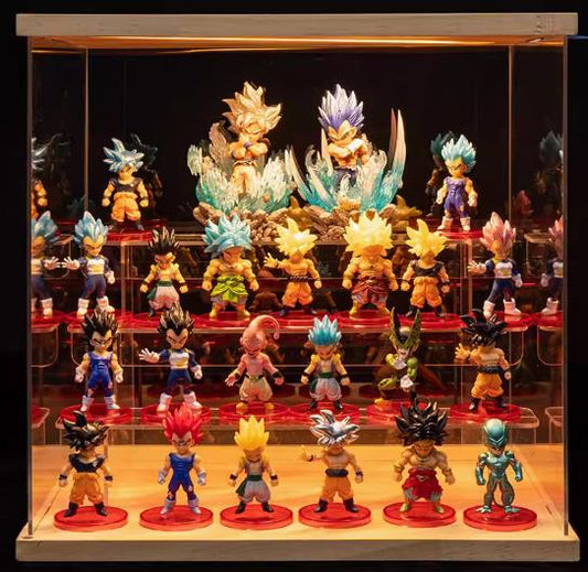 Dragon Ball PVCF529 PVC Figure 6.5-10 cm 23/pcs Set with box and Light