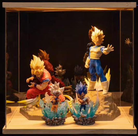 Dragon Ball PVCF531 PVC Figure 10-23 cm 4/pcs Set with box and Light