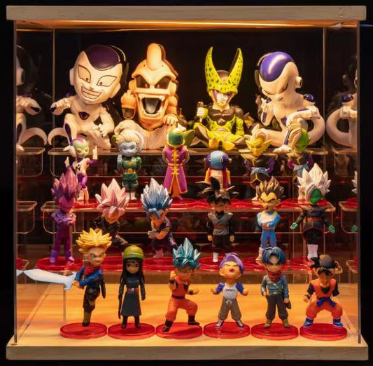 Dragon Ball PVCF535 PVC Figure 7.5-12 cm 22/pcs Set with box and Light