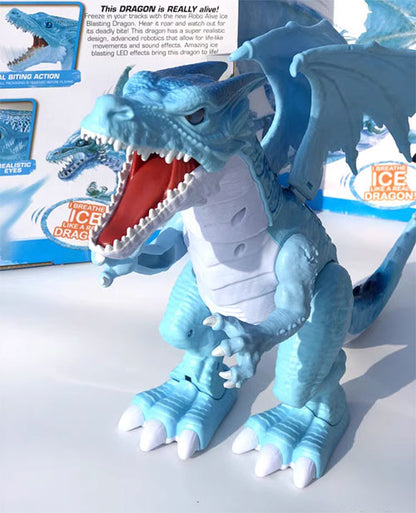 ROBO ALIVE ICE BLASTING DRAGON BLUE FIGURE