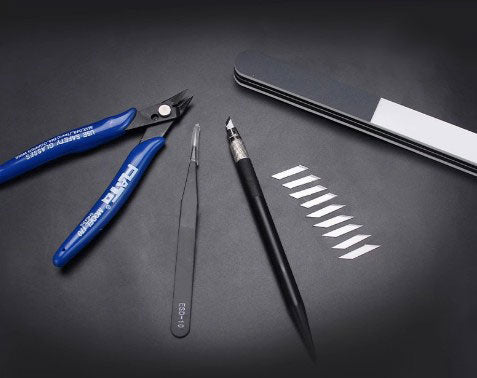 Model Building Repairing Basic Tools Kit Set-A 4pcs