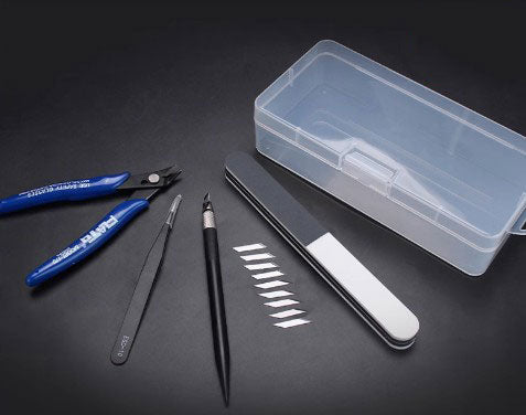 Model Building Repairing Basic Tools Kit Set-B 5pcs