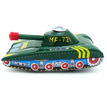 Collectable Vintage Classic Wind-up Metal Tin Toys MF721 Light Tank