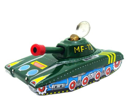 Collectable Vintage Classic Wind-up Metal Tin Toys MF721 Light Tank