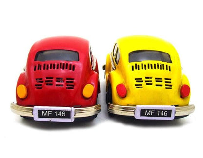 Collectable Vintage Classic Wind-up Metal Tin Toys Volkswagen Beetle MF146 Car 2 Colours