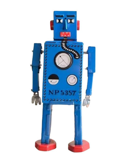 Collectable Vintage Classic Wind-up Metal Tin Toys Lilliput Robot 3 Colours