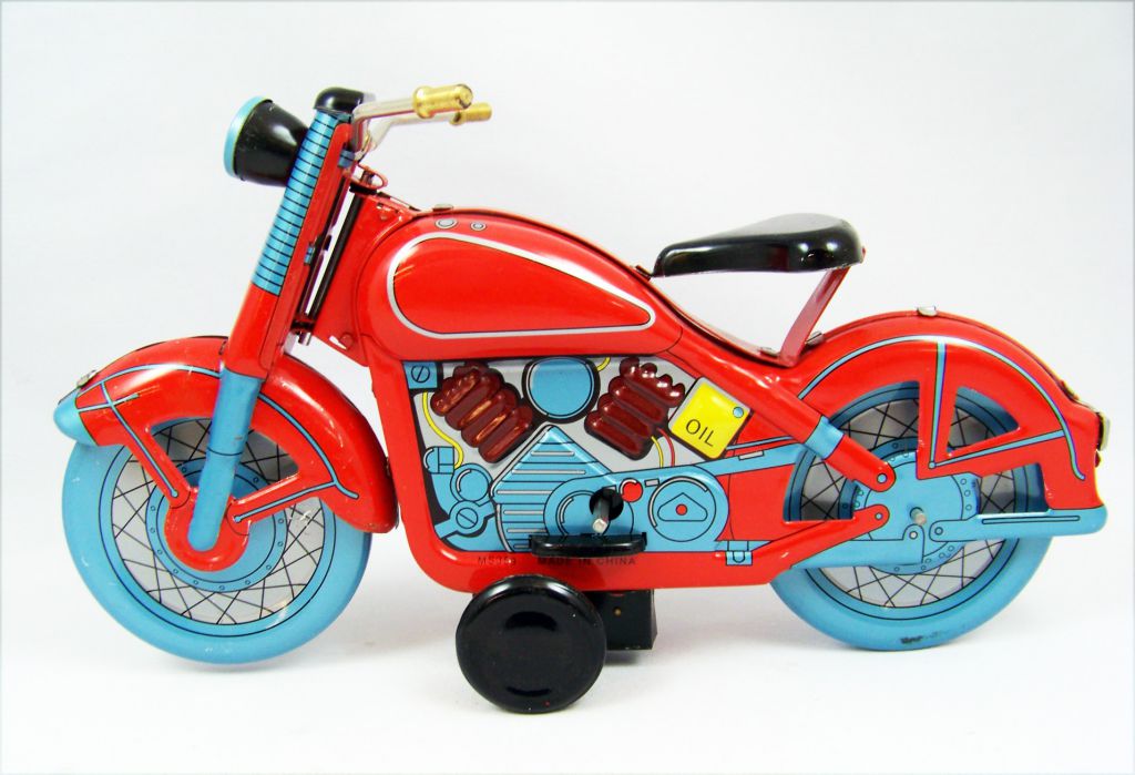 Collectable Vintage Classic Wind-up Metal Tin Toys MS359 Motorbike