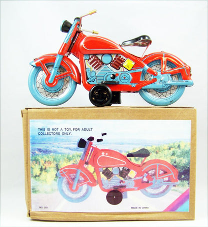 Collectable Vintage Classic Wind-up Metal Tin Toys MS359 Motorbike