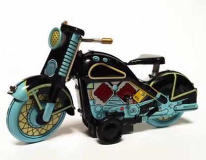 Collectable Vintage Classic Wind-up Metal Tin Toys MS365 Motorcycle 2 Colours