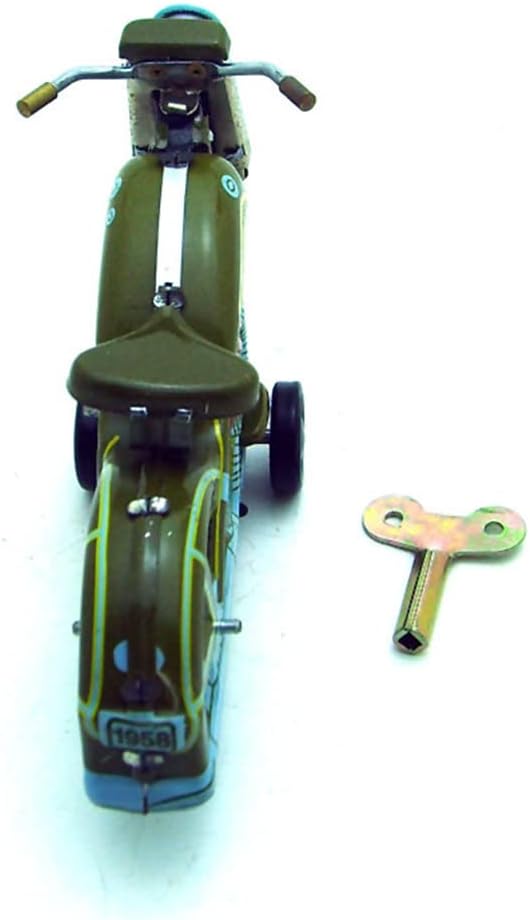 Collectable Vintage Classic Wind-up Metal Tin Toys MS365 Motorcycle 2 Colours