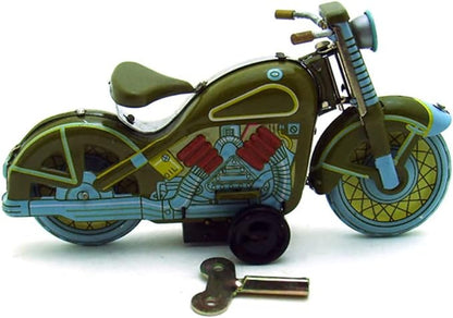 Collectable Vintage Classic Wind-up Metal Tin Toys MS365 Motorcycle 2 Colours