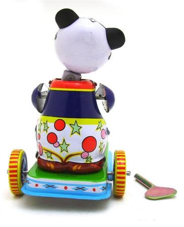 Collectable Vintage Classic Wind-up Metal Tin Toys MS565 Circus Panda Drumming