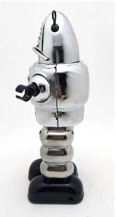 Collectable Vintage Classic Wind-up Metal Tin Toys MS430 Mechanical Planet Robot 3 Colours