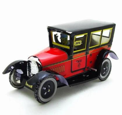 Collectable Vintage Classic Wind-up Metal Tin Toys MS805 Paya Taxi