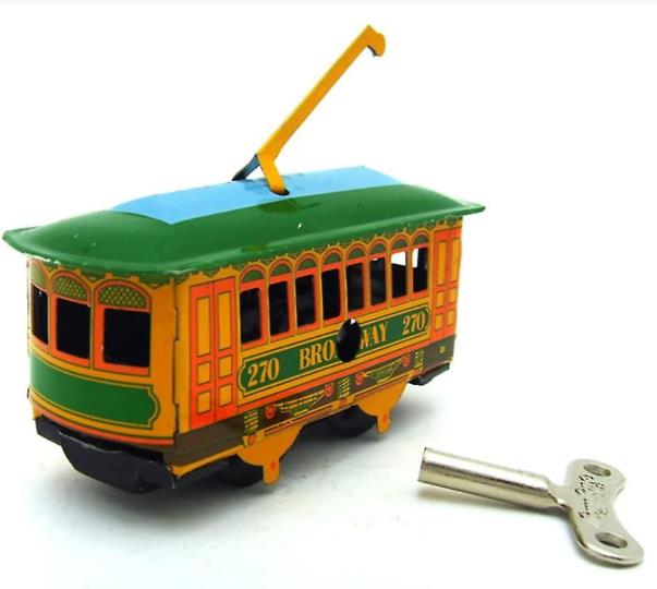 Collectable Vintage Classic Wind-up Metal Tin Toys MS268 Tram