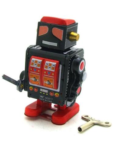 Collectable Vintage Classic Wind-up Metal Tin Toys MS517 Mechanical Robot