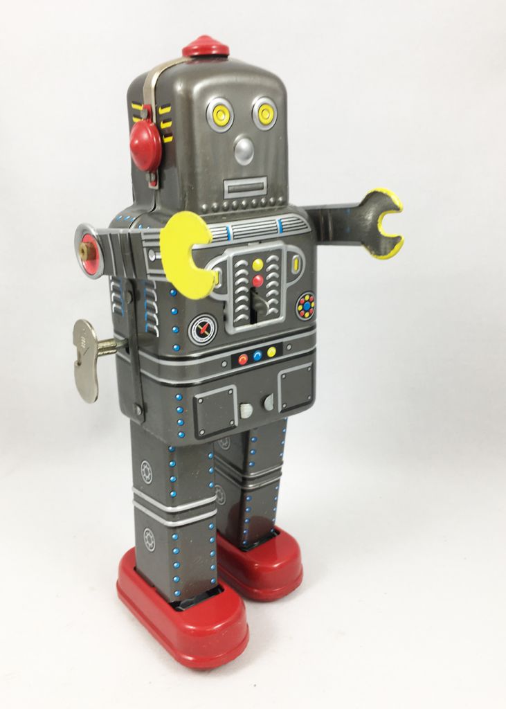 Collectable Vintage Classic Wind-up Metal Tin Toys MS439 Mechanical Robot