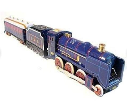 Collectable Vintage Classic Wind-up Metal Tin Toys MS440/MS441 L.M.S. & LNER Retro Pullman Train 2 Colours