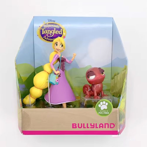 BULLYLAND DISNEY TANGLED ADVENTURE RAPUNZEL & RED PASCAL 2 FIGURE SET