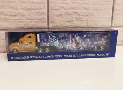 Collectables Diecast Walt Disney World 50th Celebration Peterbilt Model 387 Hauler Truck 1:55