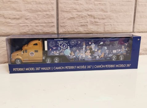 Collectables Diecast Walt Disney World 50th Celebration Peterbilt Model 387 Hauler Truck 1:55