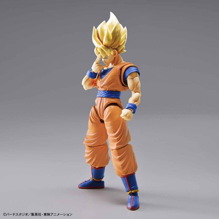 Dragon Ball Z Super Saiyan 2 Son Goku PVCF223B Model Building Kits Action Figure 17 cm Free Stand