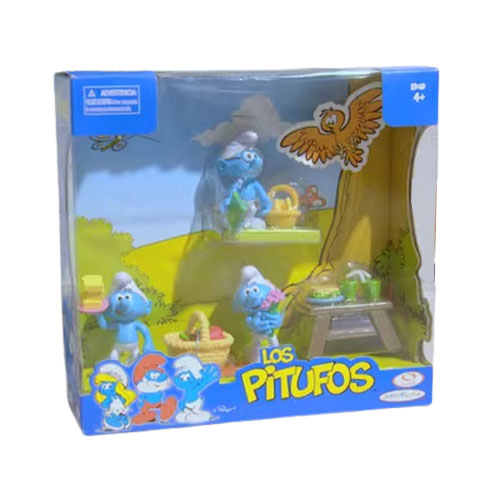 COLLECTABLES JAKKS PACIFIC THE SMURFS PICNIC PACK SET FIGURE