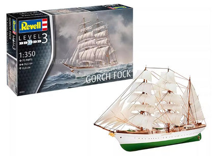 Collectable Revell Gorch Fock Sail Training Ship 1:350 Model Kit