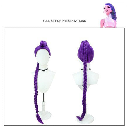 Cosplay K-Pop Demon Hunters Rumi Costume Wig Size Free Unisex