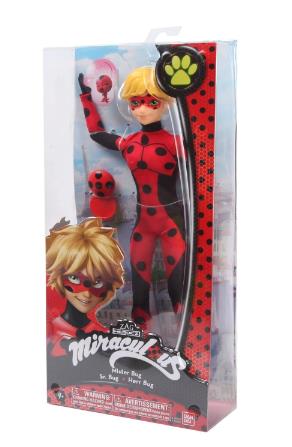 MIRACULOUS LADYBUG MISTERBUG 10" ACTION FIGURE