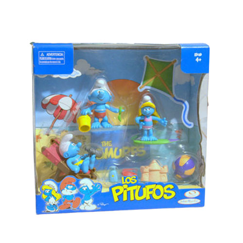 COLLECTABLES JAKKS PACIFIC THE SMURFS BEACH PACK SET FIGURE