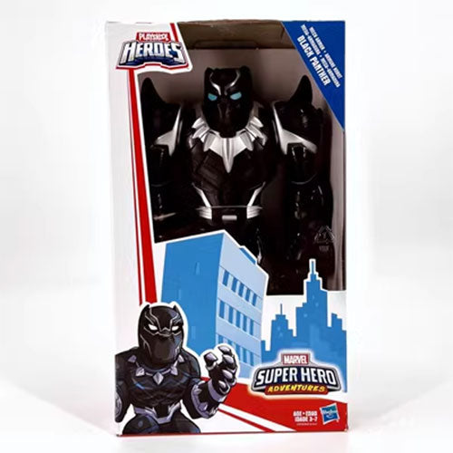 PLAYSKOOL HEROES MARVEL SUPER HERO AVDENTURES BLACK PANTHER 11" ACTION FIGURE