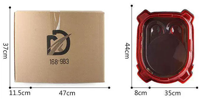 Spinning Top Battles Arena Stadium Platform 44x35x8 cm Red