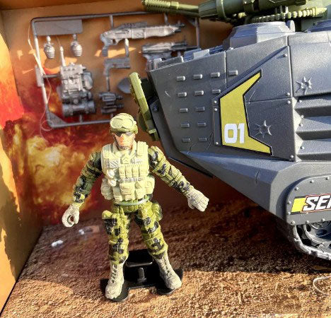 Collectables True Heroes Sentinel 1 Mobile Squad "Steel Badger" Playset