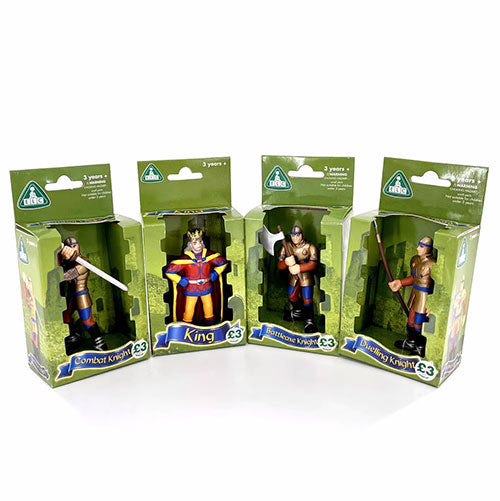 ELC MEDIEVAL ROMAN THE KING AND THE KNIGHTS 3.5" FIGURE SET