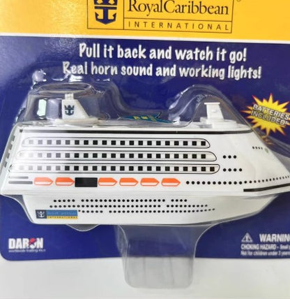 Collectables Daron Pull Back Cruise Ship Royal Caribbean Light & Sound