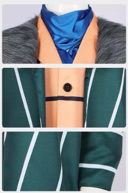 Cosplay One Piece Seven Warlords of the Sea Sir Crocodile Costume Set S-3XL Adult