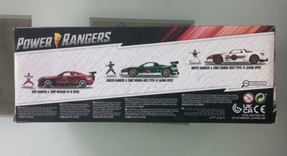Collectables Diecast Jada Power Rangers White Ranger & Honda NSX Type-R 1:24