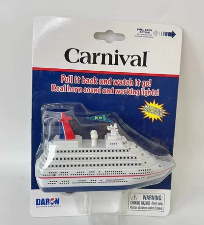 Collectables Daron Pull Back Cruise Ship Carnival Light & Sound