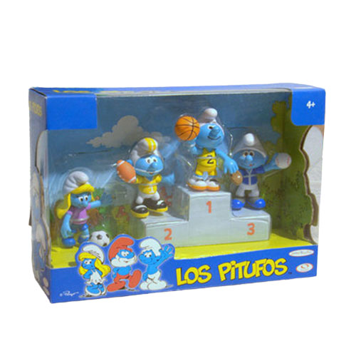 COLLECTABLES JAKKS PACIFIC THE SMURFS SPORT PACK SET FIGURE